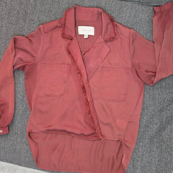 BRICHU WALKER Fringed Blouse Sz XS - Picture 3 of 9